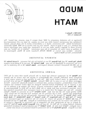 Mudd Math 1984, Volume 1